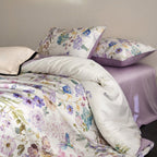 Lunaria Floral Garden Egyptian Cotton Bedding Set