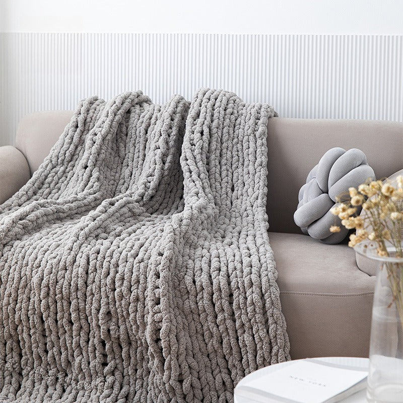 Rope Stitch Throw