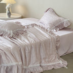 Vivian Bow Jacquard Bedding Set