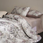 Cyria Pearl Garden Floral Egyptian Cotton Bedding Set