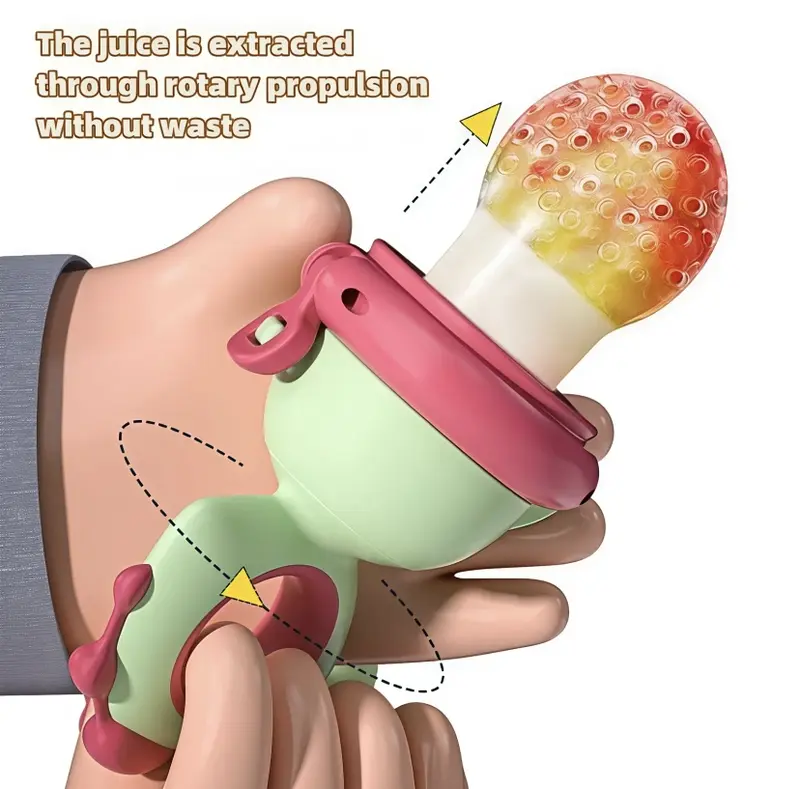 🍎 Fruit and Vegetable Propeller Teether , Baby feeder pacifier