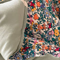 Bright Floral Summer Quilted Blanket