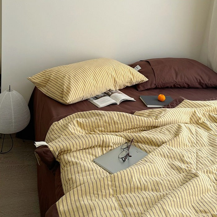 ColourPop Stripe Summer Quilted Blanket