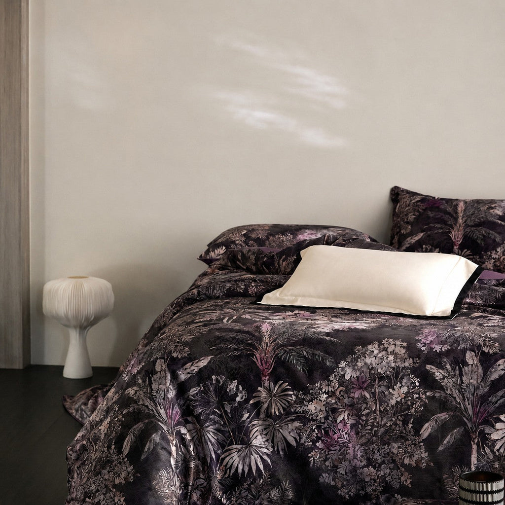 Savona Moonlit Canopy Botanical Egyptian Cotton Bedding Set