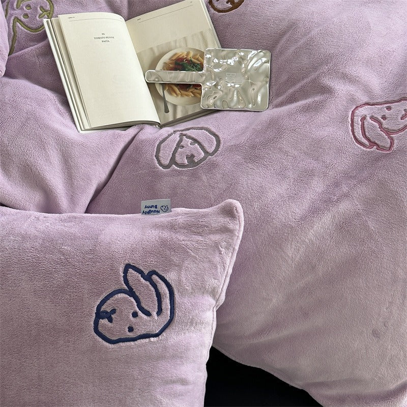 Warm Bunny Bedding Set