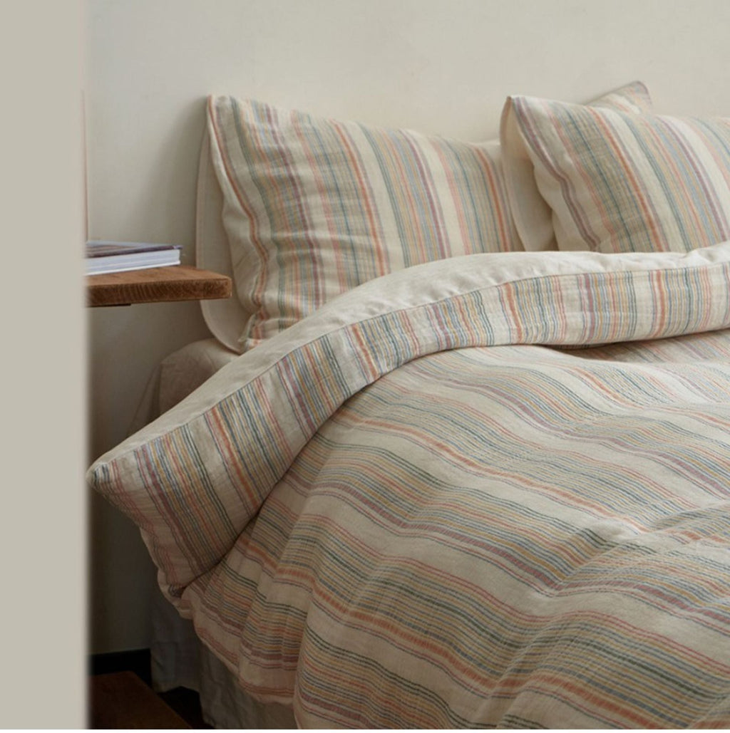 Rainbow Stripe Bedding Set