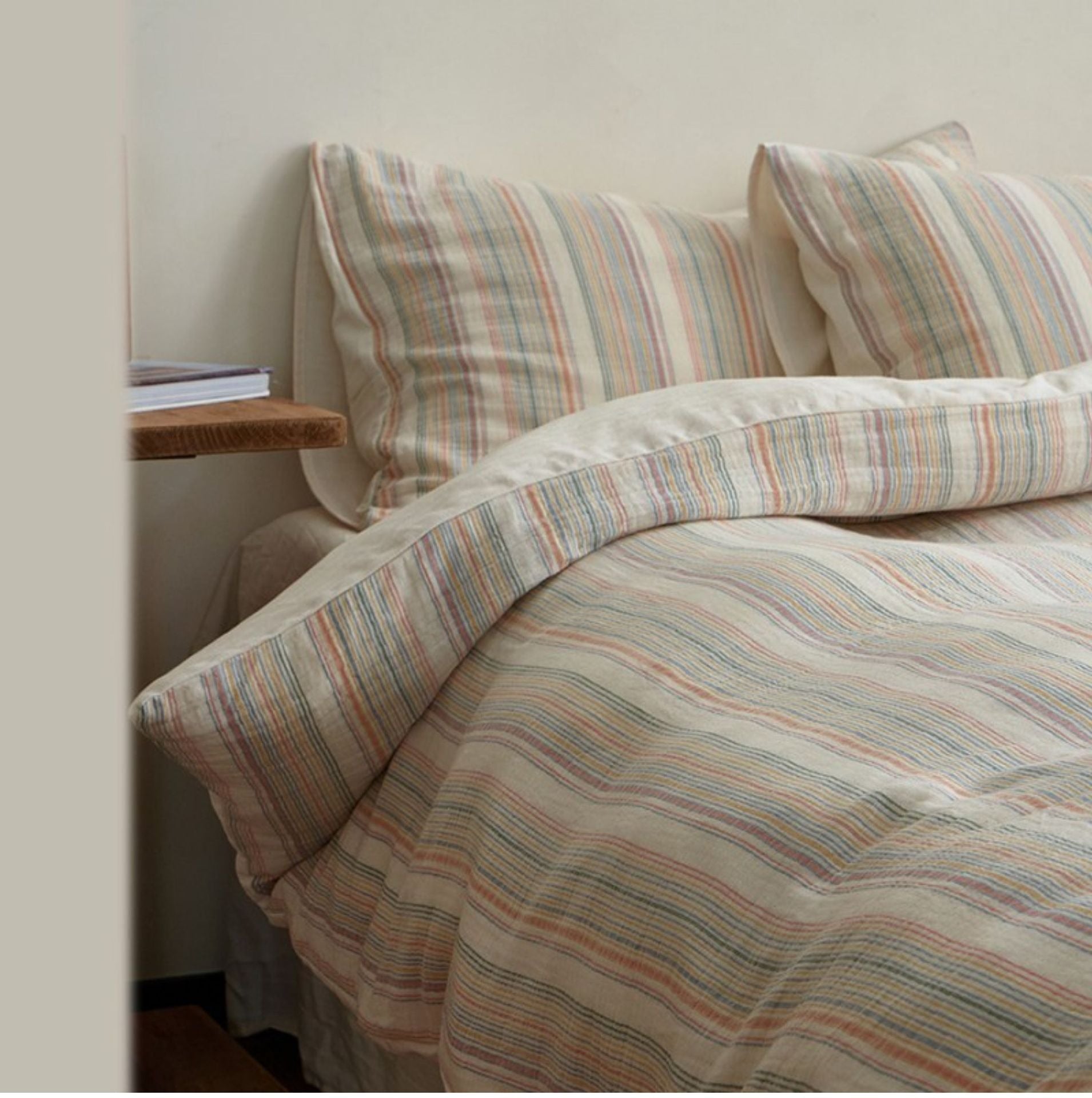 Rainbow Stripe Bedding Set