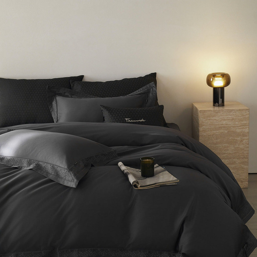 Silky Sateen Foliage Bedding Set