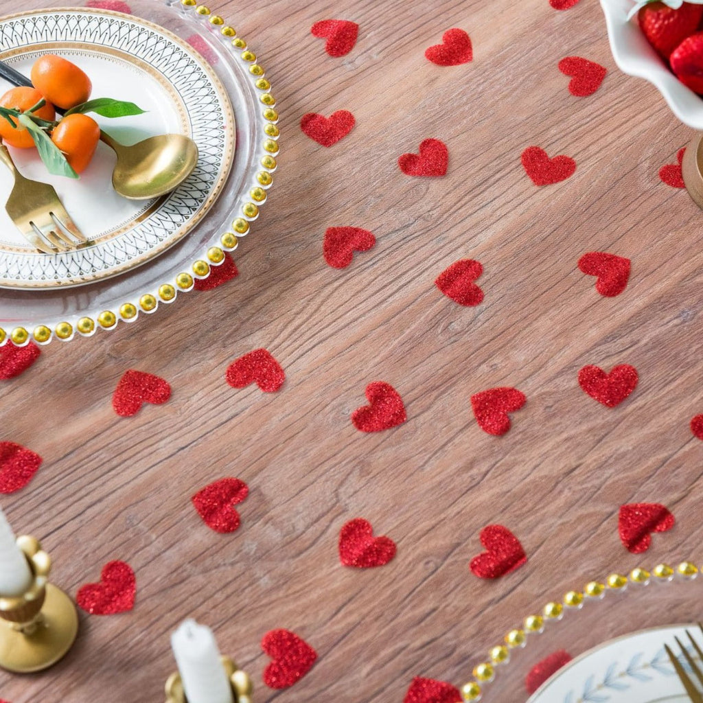 Love Heart Mesh Tablecloth