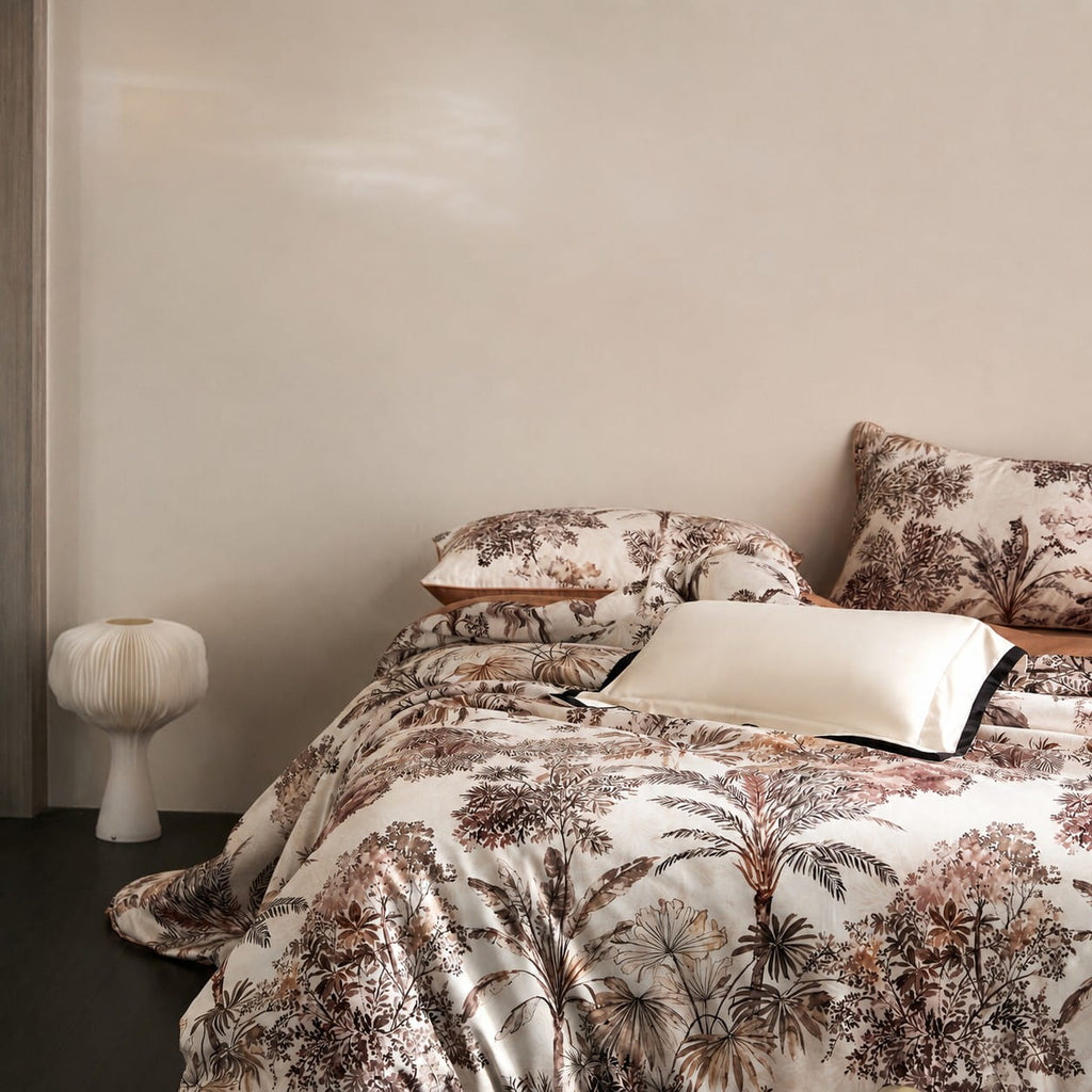 Savona Sunlit Canopy Botanical Egyptian Cotton Bedding Set