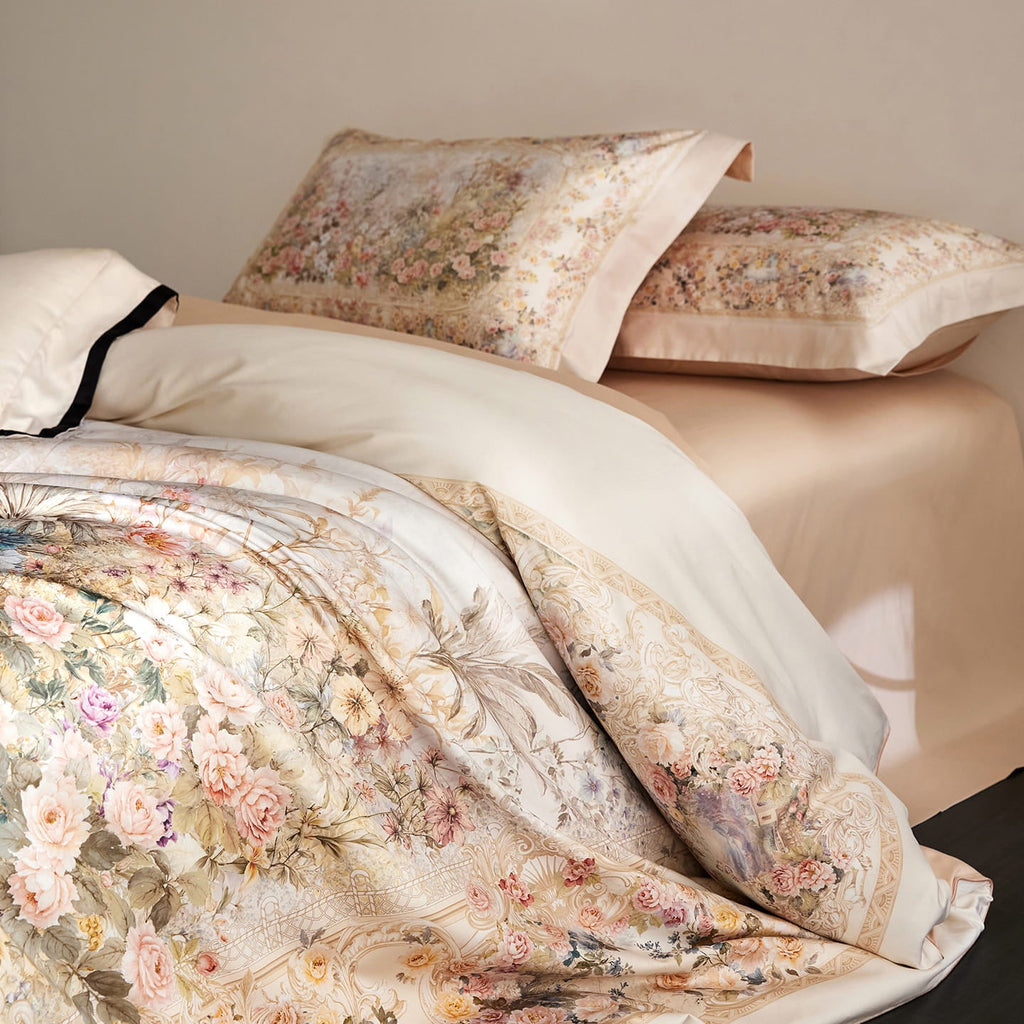 Mireya Floral Egyptian Cotton Bedding Set