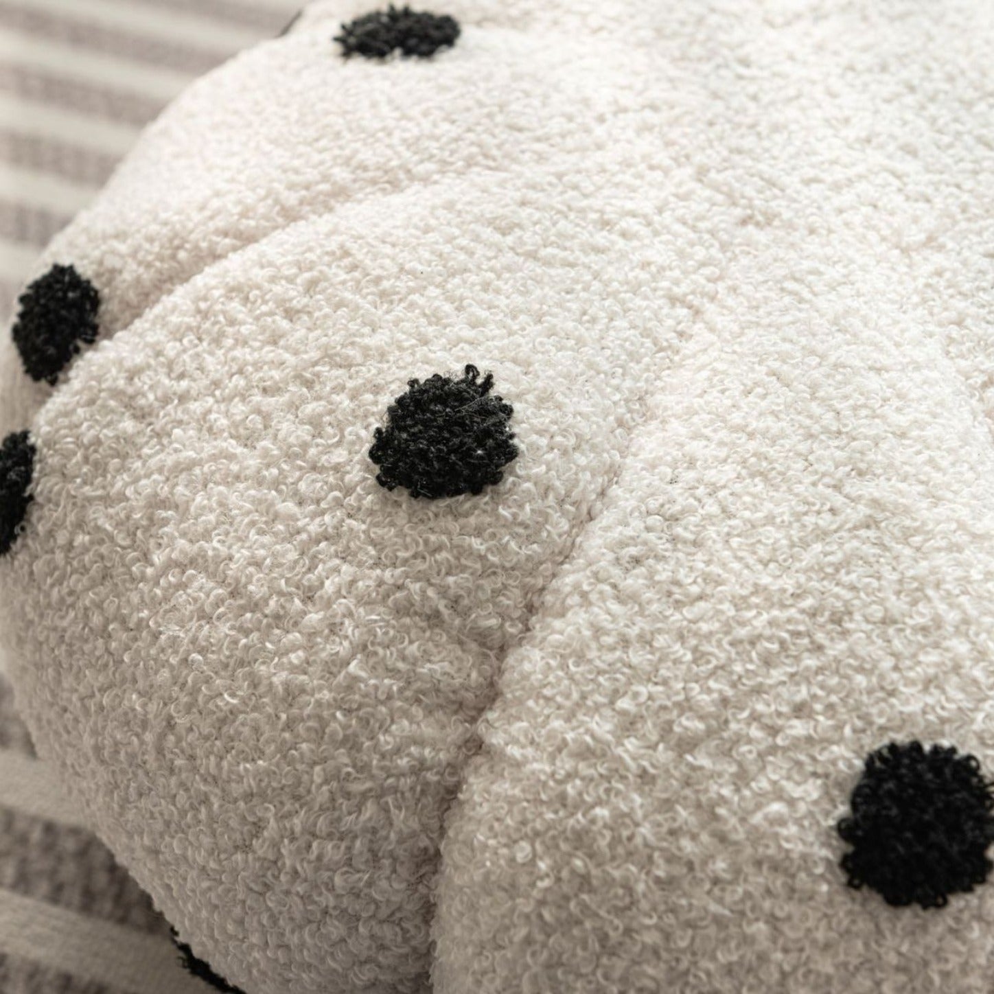 Cottage Pumpkin Dot Pillow