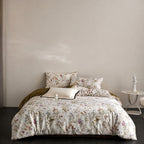 Evren Floral Egyptian Cotton Bedding Set