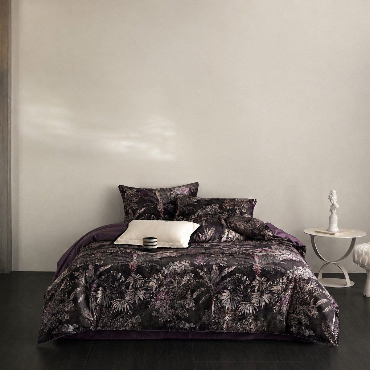 Savona Moonlit Canopy Botanical Egyptian Cotton Bedding Set