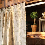 Countryside Leave Cabinet Curtain