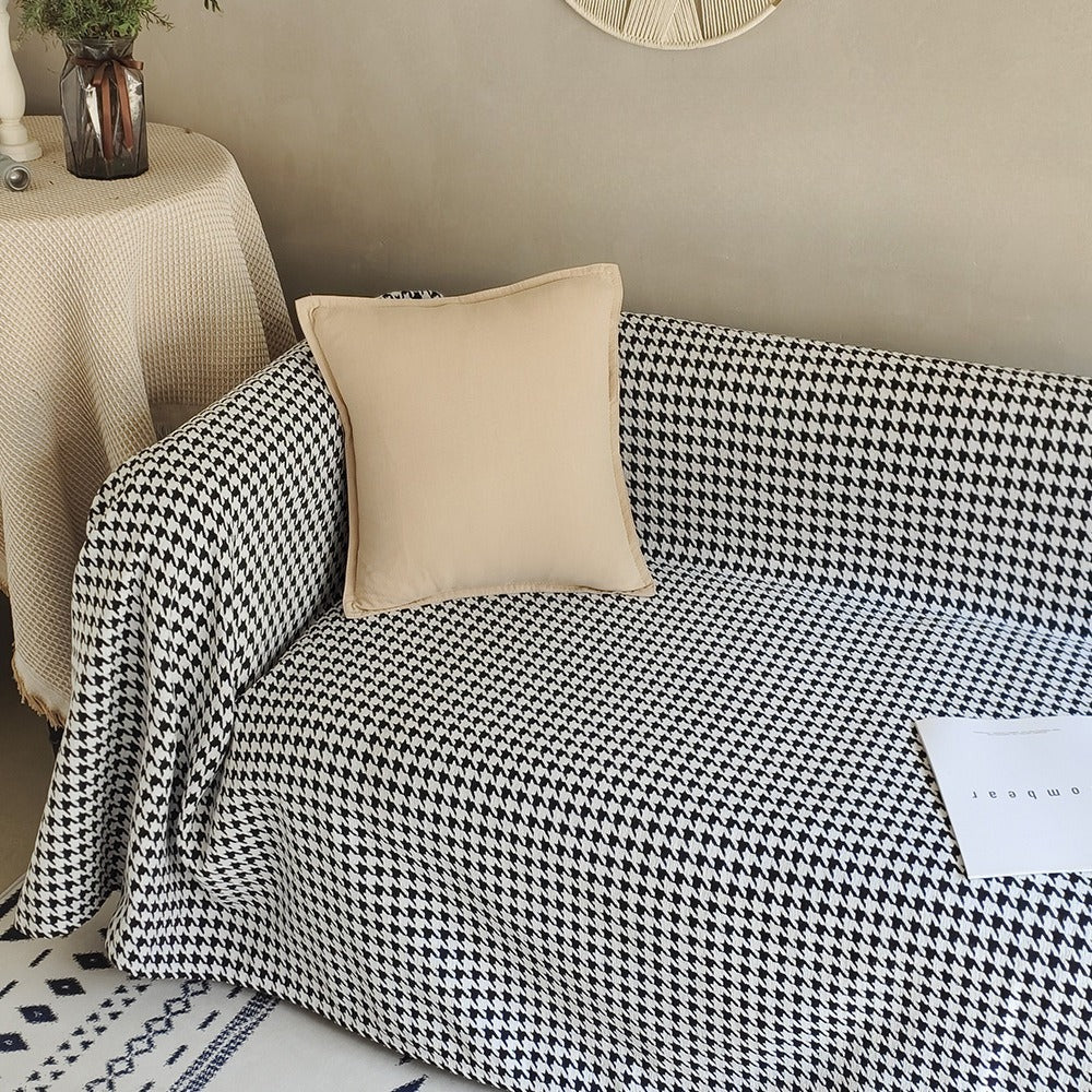 Houndstooth Sofa Cover