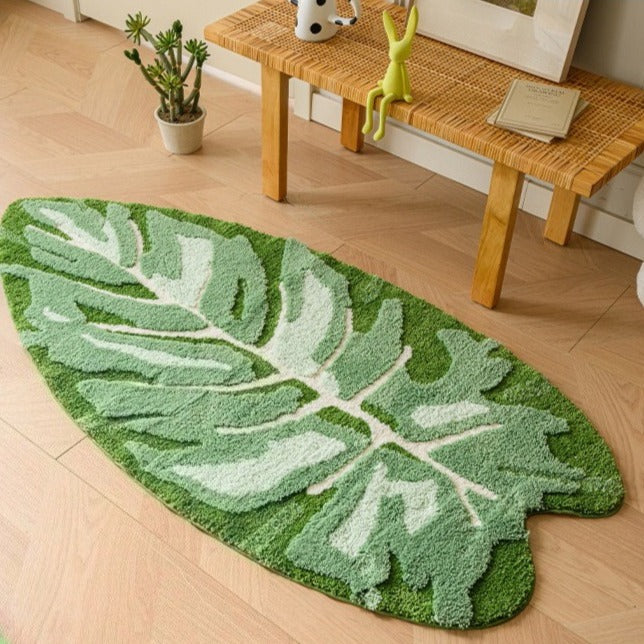 Monstera Leaf Step Rug