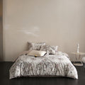 Cyria Pearl Garden Floral Egyptian Cotton Bedding Set