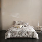 Cyria Pearl Garden Floral Egyptian Cotton Bedding Set