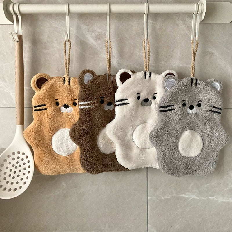 Racoon Family Hanging Hand Towel Set