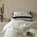 Black Line Bedding Set - Kitty