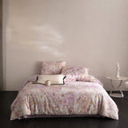 Elara Watercolor Floral Egyptian Cotton Bedding Set