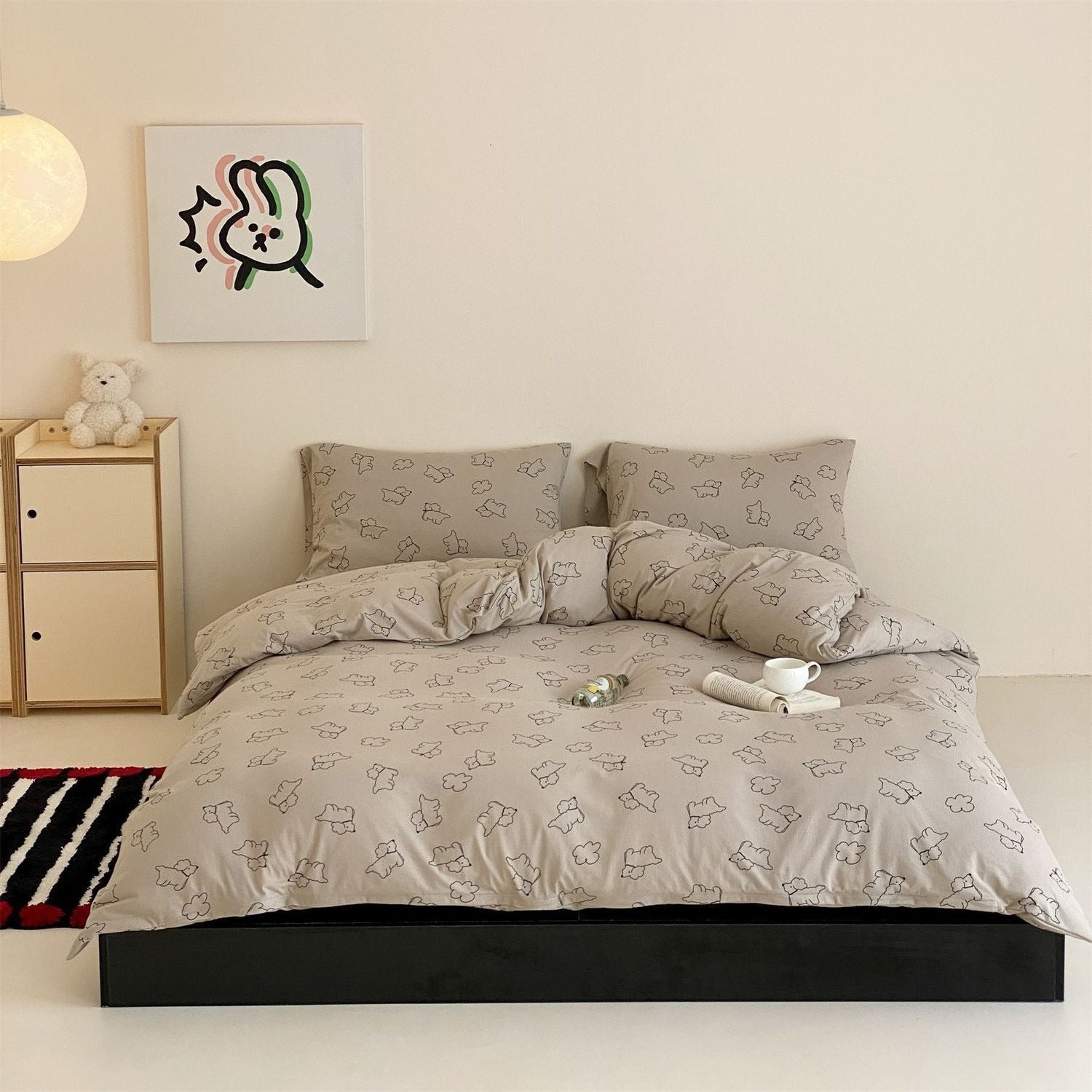 Poodle Bedding Set