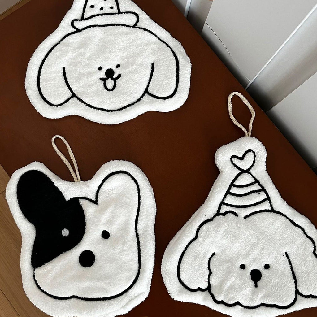 Line Pup Friends Hanging Hand Towel Set