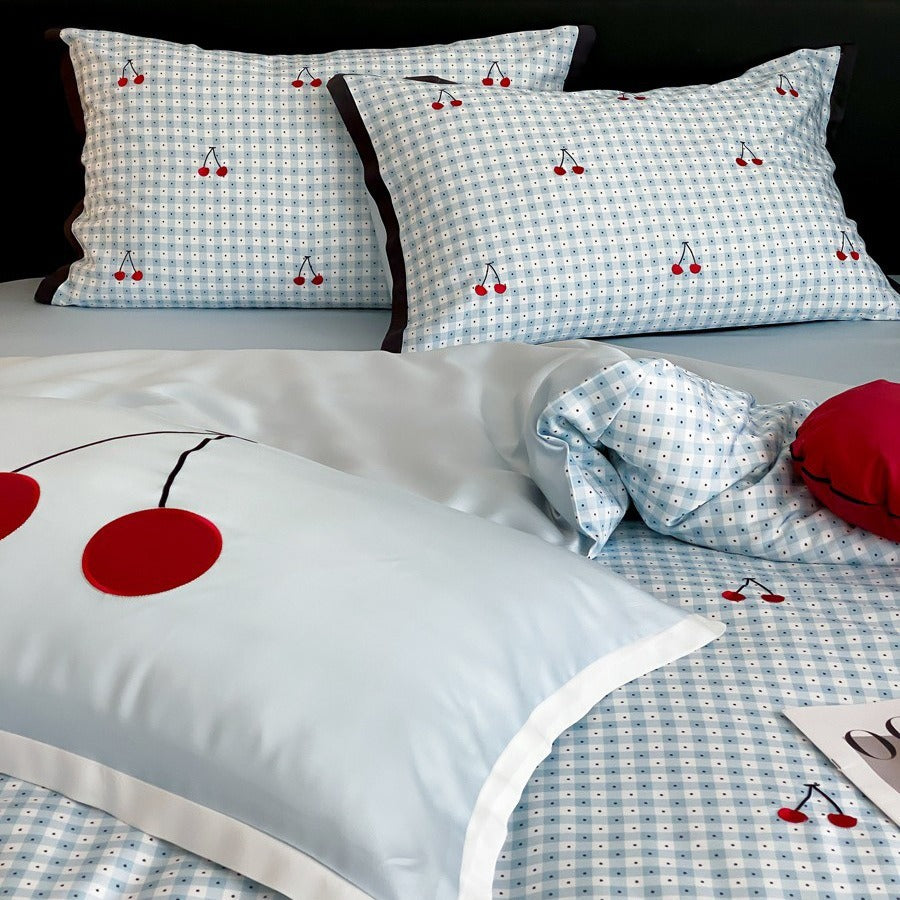 Cherry Soda Lyocell Bedding Set