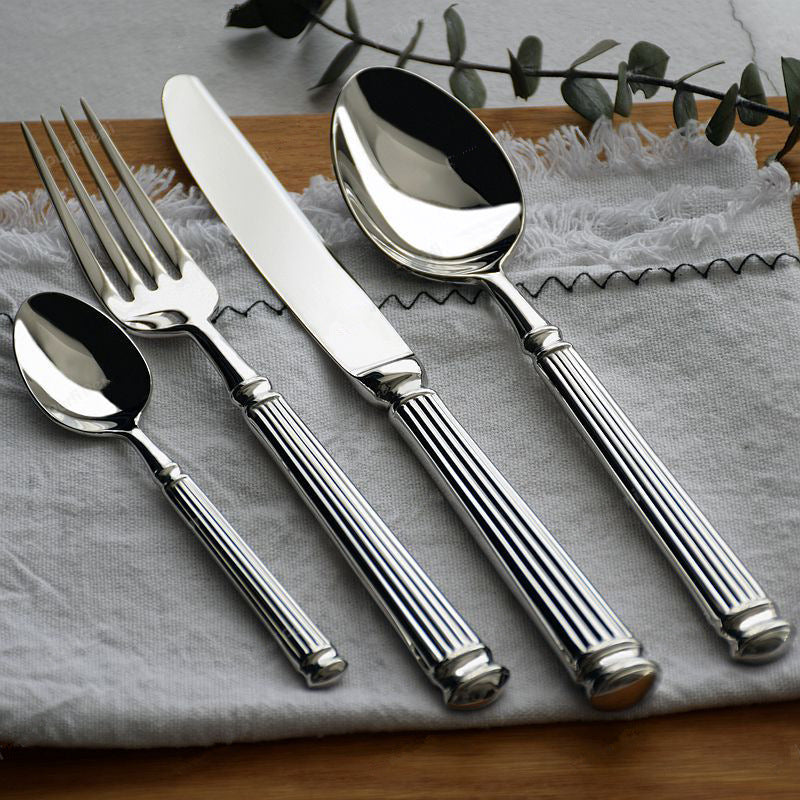 Emilia Roman Fluted Luxury Stainless Steel Cutlery Set