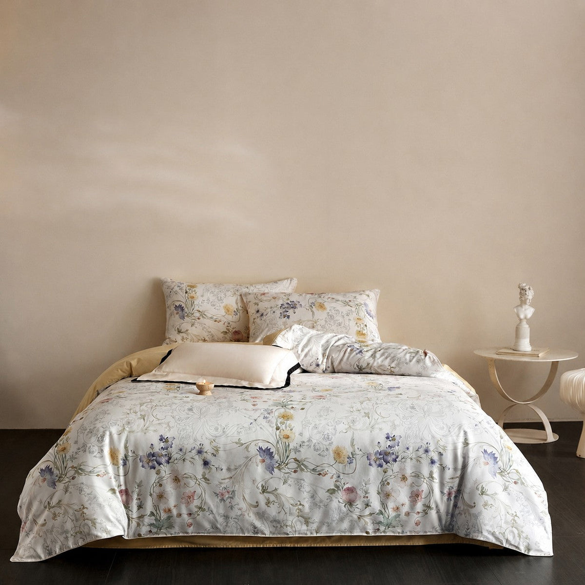 Oriana Floral Egyptian Cotton Bedding Set