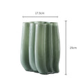 Green Serenity Glass Vase