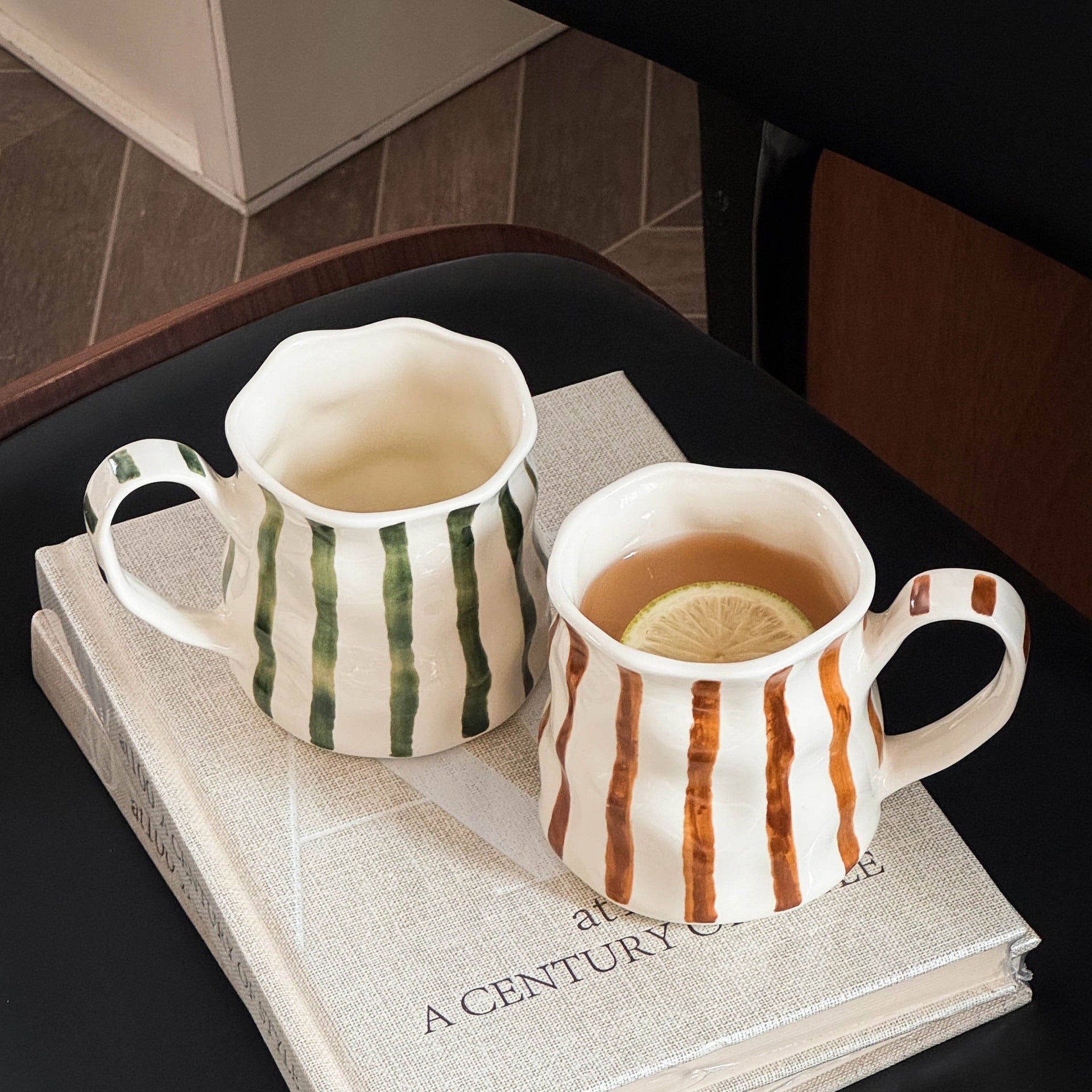 Earth Stripe Wavy Mug