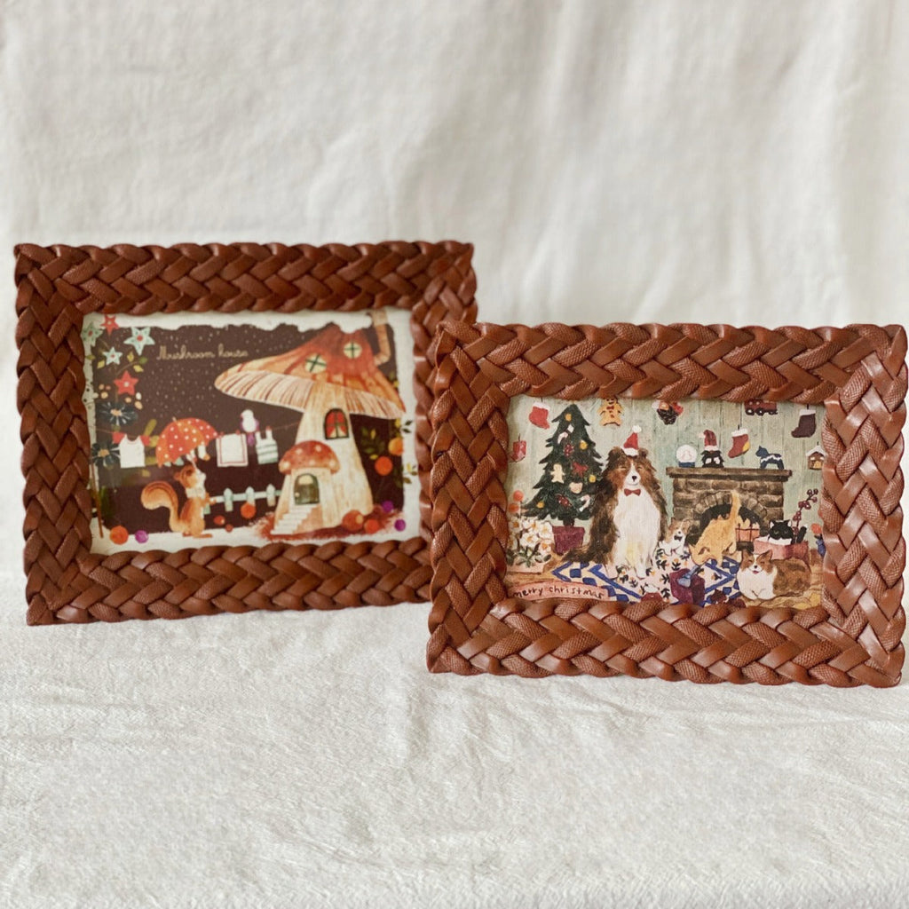 Rustic Woven Photo Frame