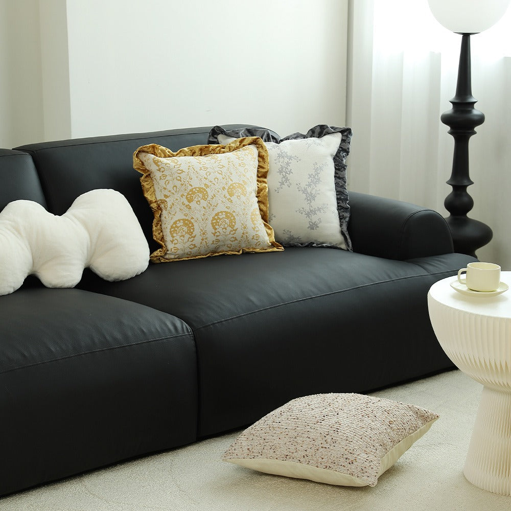 Ornate Ruffle Cushion - FINAL SALE