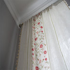 Wild Pink Floral Curtain
