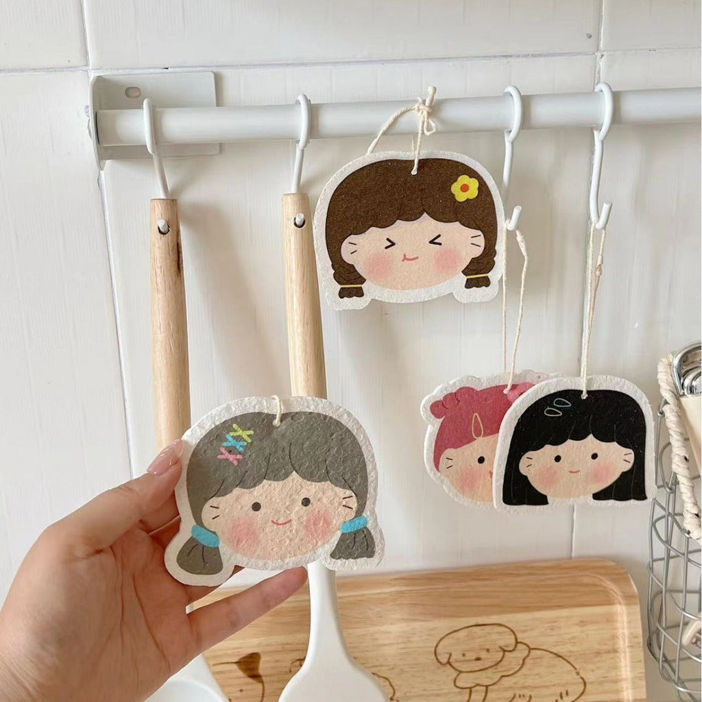 Cutie Girl Dish Sponge Set