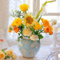 Blue Garden Ceramic Vase
