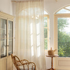 Light Filter Lattice Tassel Curtain