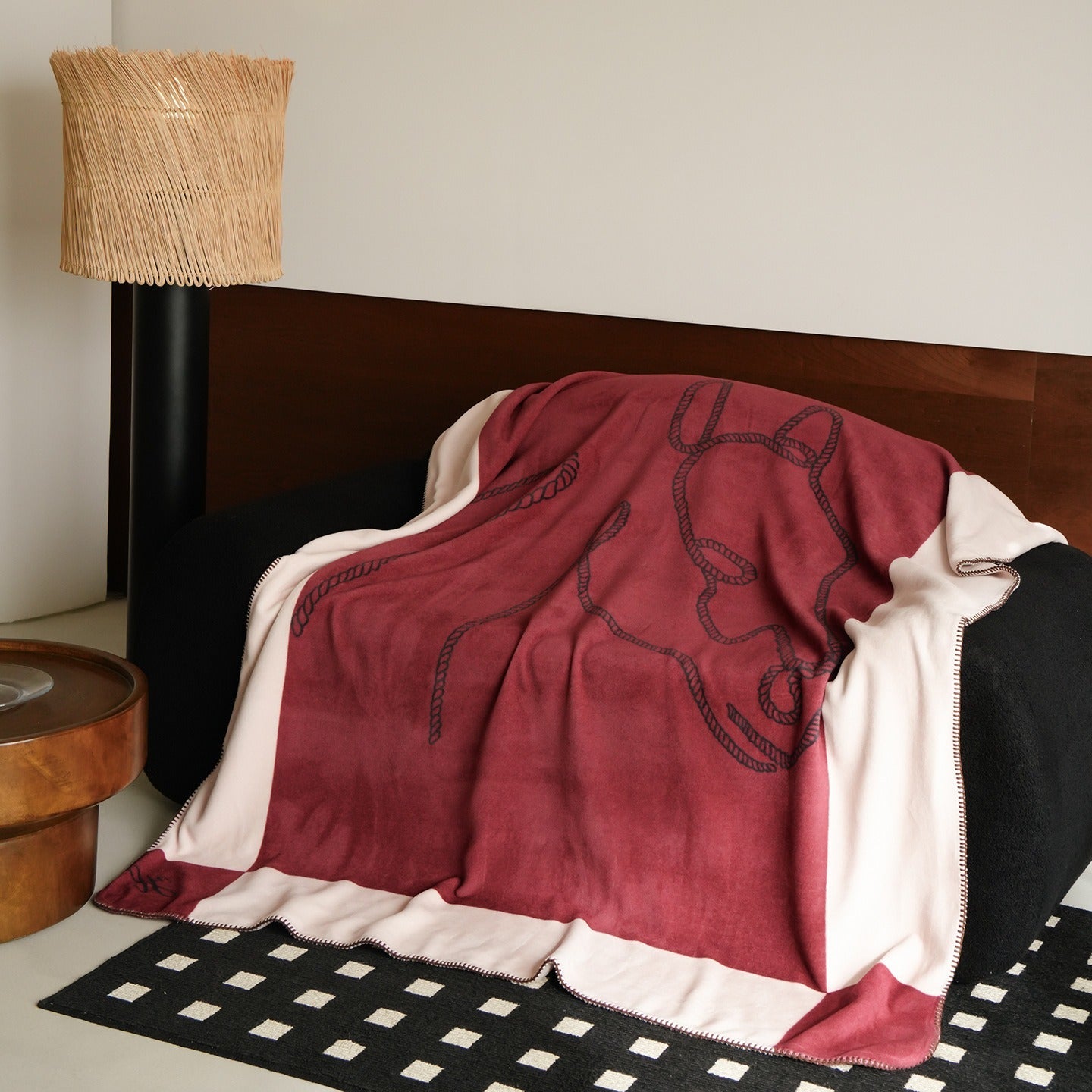 Chained Horse Throw