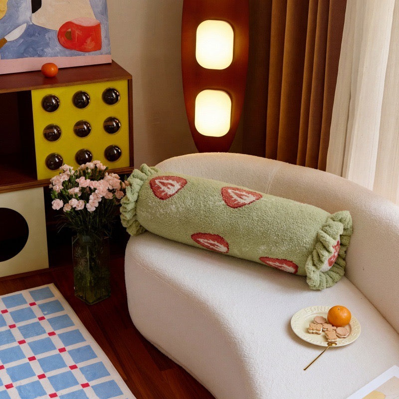 Matcha Strawberry Long Cushion