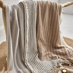 Woven Stripe Throw Blanket