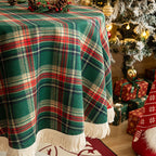 Tartan Tassel Tablecloth