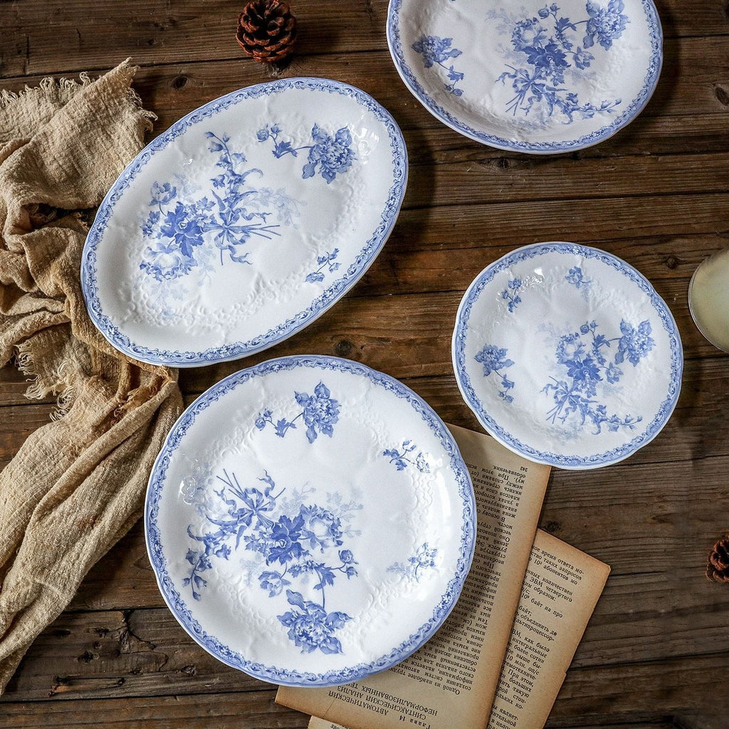 Delft Blue Bouquet Plate