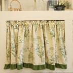 Green Garden Cabinet Curtain
