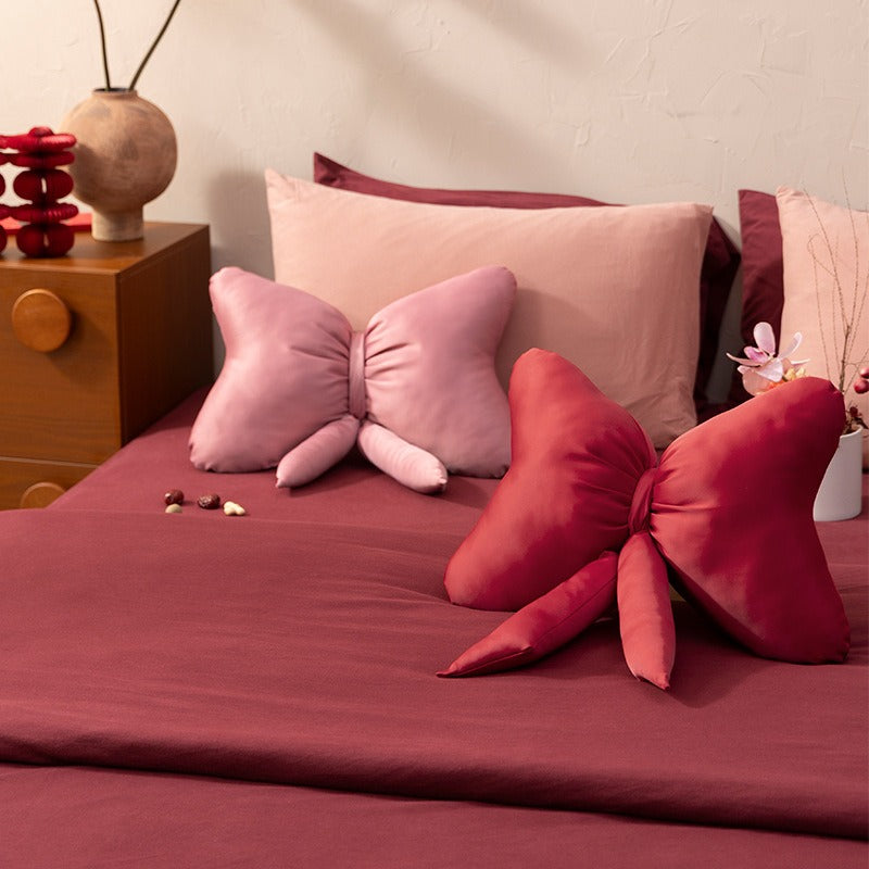 Bow - Tied Butterfly Cushion