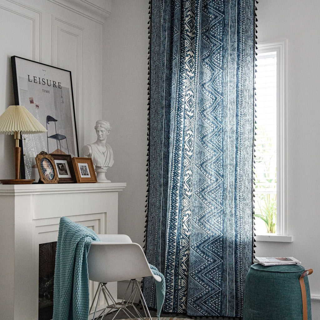 Ocean Tribe Tassel Curtain