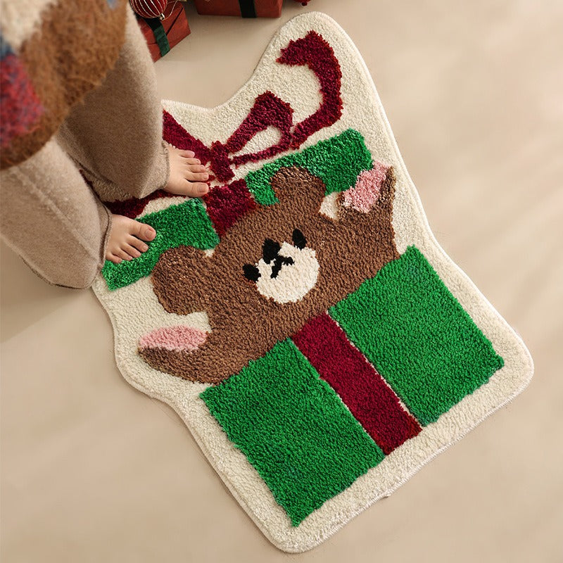 Peek-a-Boo Bear Rug