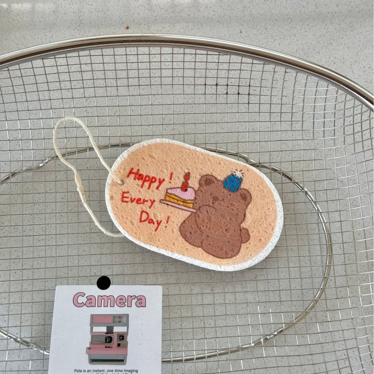 Happy Oval Dish Sponge Set