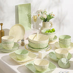 Cream Colour Ceramic Dinnerware Set